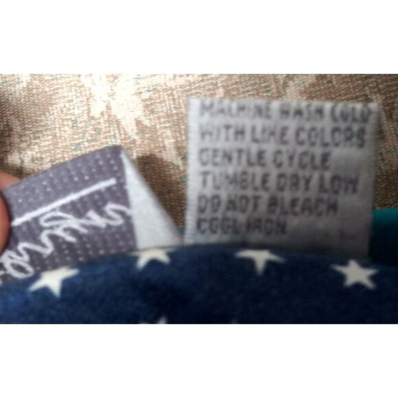 Womens American Flag Tank Top Sz M Cami cropped boxy 4th of July Patriotic shiny - Picture 7 of 9